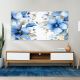 Fiori azzurro oro S