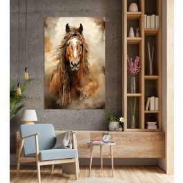 Quadro su tela - Brown horse S